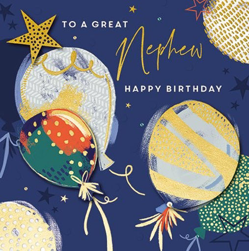 Picture of GREAT NEPHEW HAPPY BIRTHDAY CARD